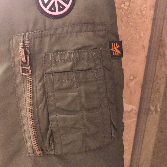 π₯HPπ₯BOMBER GREEN JACKET NWT - Picture 3 of 8